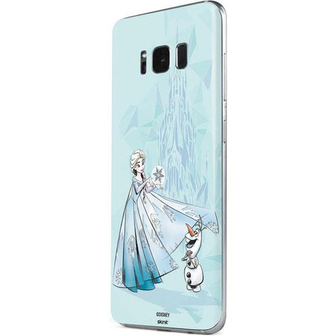 Disney Frozen Elsa and Olaf Art Galaxy S8 Plus Skin